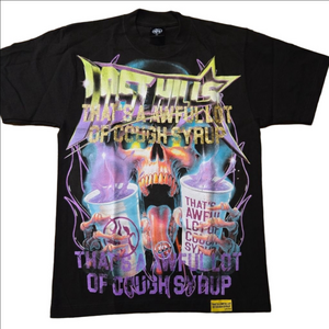 Lost Hills Awful Lot of Cough Syrup Tee Size Small